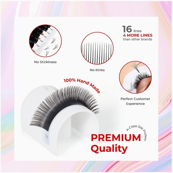 THE LASH SUPPLY | Premium Volume Eyelash Extension Professional Supplies - Picture 3 of 10